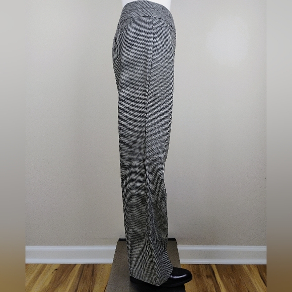 Ann Taylor Loft Original Dress Pants Size 10 Houndstooth Mid Rise Office Career - Picture 4 of 16